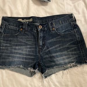 Madewell cut off shorts